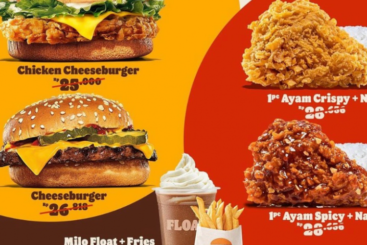 Promo Burger King Bulan September Ceria 2024, Buruan Borong! All Varian Cuma 17 Ribuan Full Satu Bulan Penuh