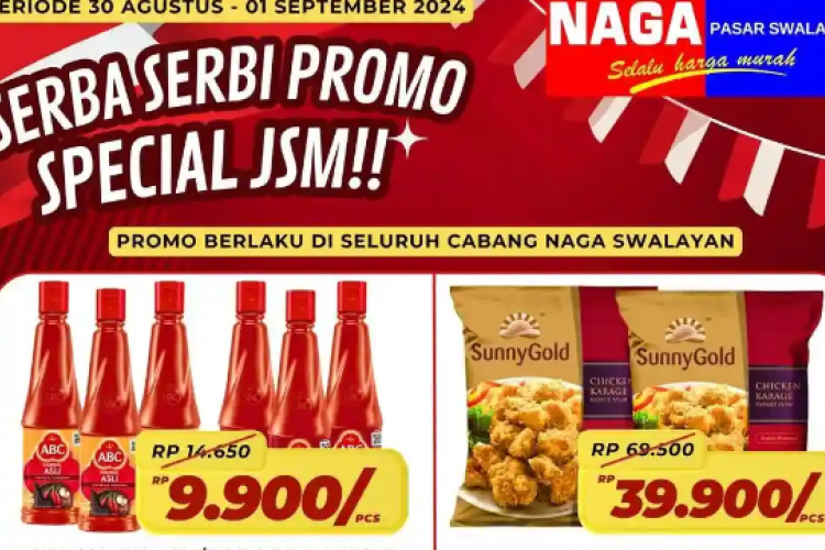 Katalog Promo NAGA SWALAYAN Terbaru September 2024, Full Diskon Sampai Akhir Bulan!