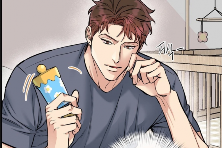 Link to Manhwa BL Dog and Bird Chapter 39 English Scan, The baby is getting cuter!