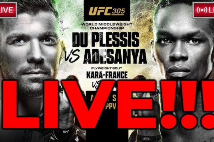 Link Live Streaming Israel Adesanya Vs Du Plessis 18 Agustus 2024, Pertandingan Sengit di UFC 305!