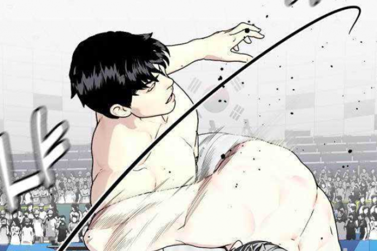 Baca Manhwa The Bullied One Is Too Good at Fighting Chapter 42 RAW Bahasa Indonesia, Pertarungan Cha Mu Gyeol vs Arhtur