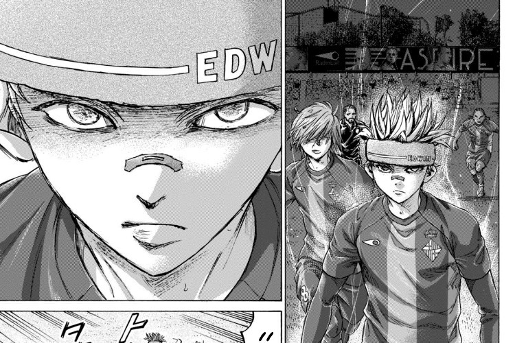 Lire le Manga Ao Ashi Chapitre 380 en français Flash-back Sur Un Match À Barcelone