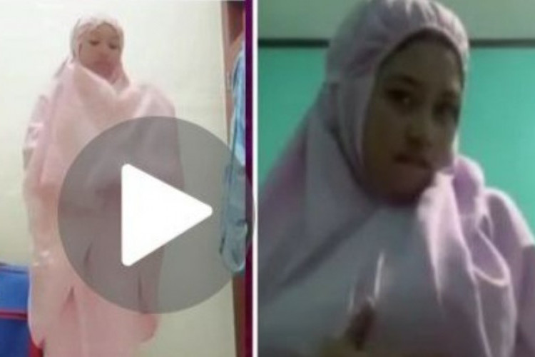 Link Video Wanita Pakai Mukena Pink Viral Tiktok Twitter, Durasi Full No Sensor Uncut !