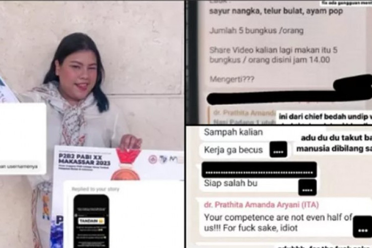 Bukti Chat Bully Dr. Prathita Amanda Aryani Pada Junior PPDS Undip, Ngatain Sampah hingga Beri Hukuman Tak Masuk Akal