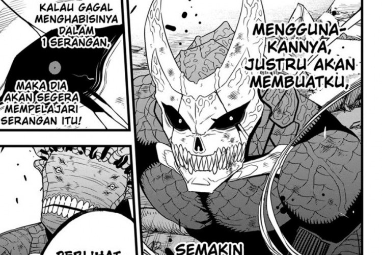 RAW Baca Manga 8Kaijuu (Kaiju No. 8) Chapter 110 Bahasa Indonesia, Kaiju Mulai Mencari Lawannya Lagi!