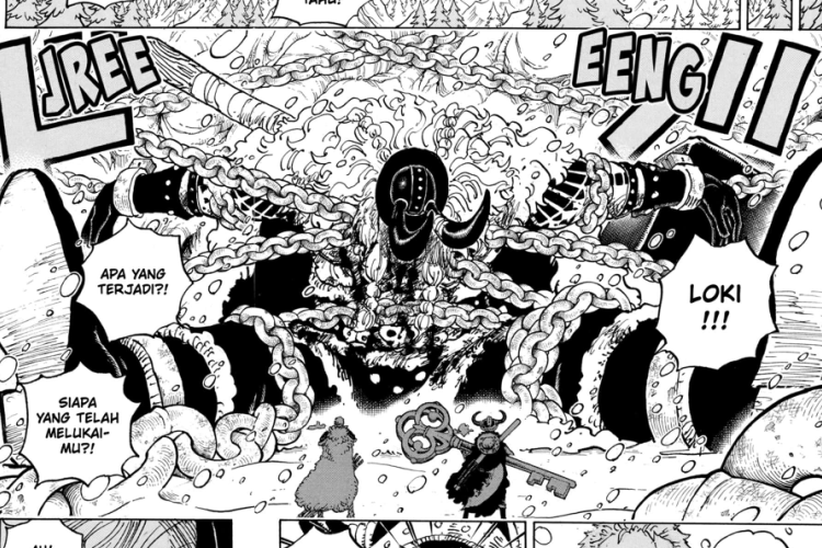 Spoiler dan Link Manga One Piece Chapter 1142 Bahasa Indonesia, Kekuatan Besar Loki Kian Mengerikan