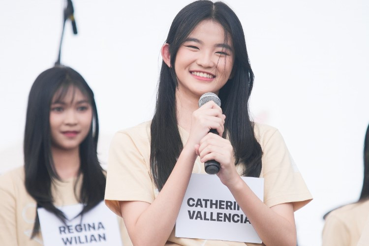 Potret Catherina Vallencia Trainee Generasi 12 JKT48, Kawaii Banget Bikin Salfok Oshi Sampai Jadi Trending Topik