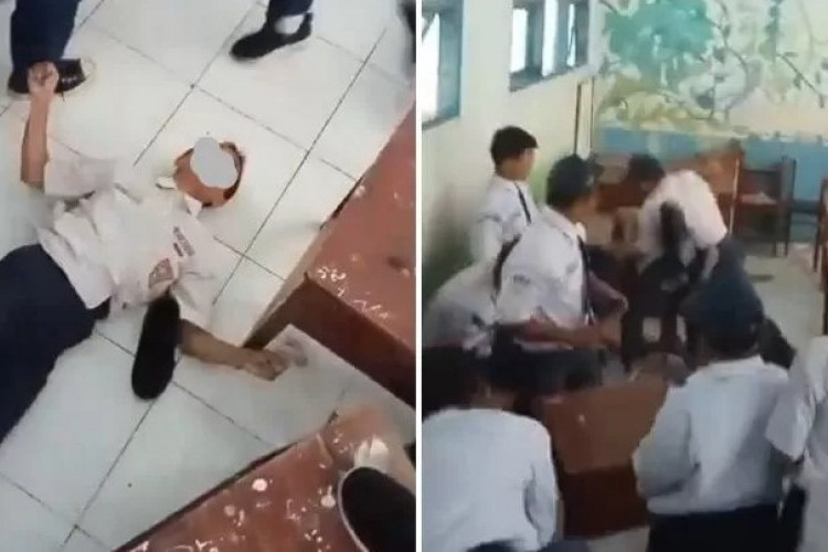 Video SMP 3 Gowa 34 Detik Viral Bully Teman hingga Pingsan, Sempat Dikira Meninggal Dunia!