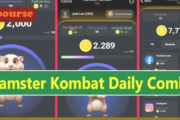 Hamster Kombat Daily Combo Minggu 16 Juni 2024, Dapatkan Sekarang! Ada 5 Juta Koin Menantimu