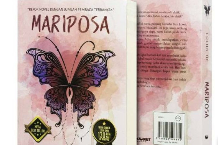 Resensi Novel Mariposa Karya Luluk HF Lengkap Dengan Sinopsisnya, Pernah Menangkan Penghargaan Pembaca Terbanyak 