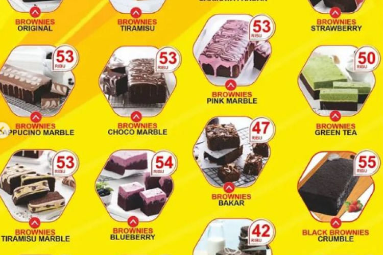 Katalog Brownies Amanda Terbaru September 2024, Semua Aneka Rasa Brownies Turun Harga!