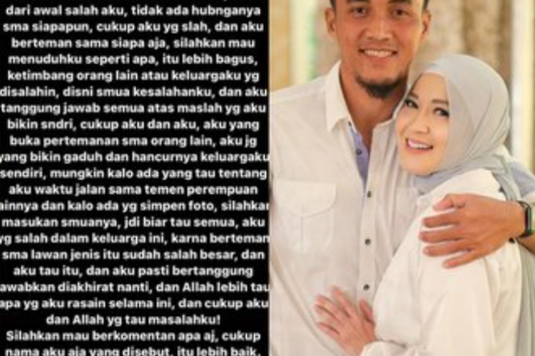 Viral! Gunawan Dwi Cahyo Selingkuhi Okie Agustina, Ketahuan Usai Difoto Hengpon Jadul