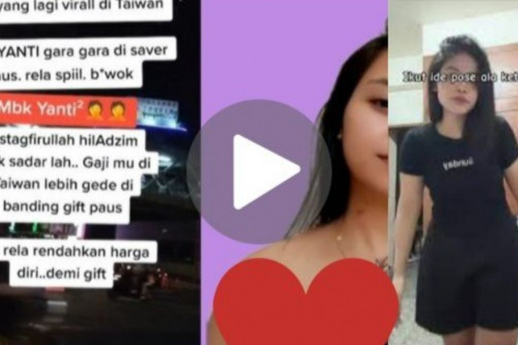 Viral! Video Yanti TKW Taiwan Viral di TikTok, Berikut Harganya Gift Paus yang Bisa Dapat Spill 