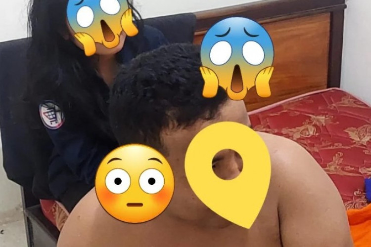 Viral Kades Senjai Terciduk Telanjang Dada Ngamar Bareng Cewek di Rumah Kos, Ngaku Istri Sah Ternyata Bohong!