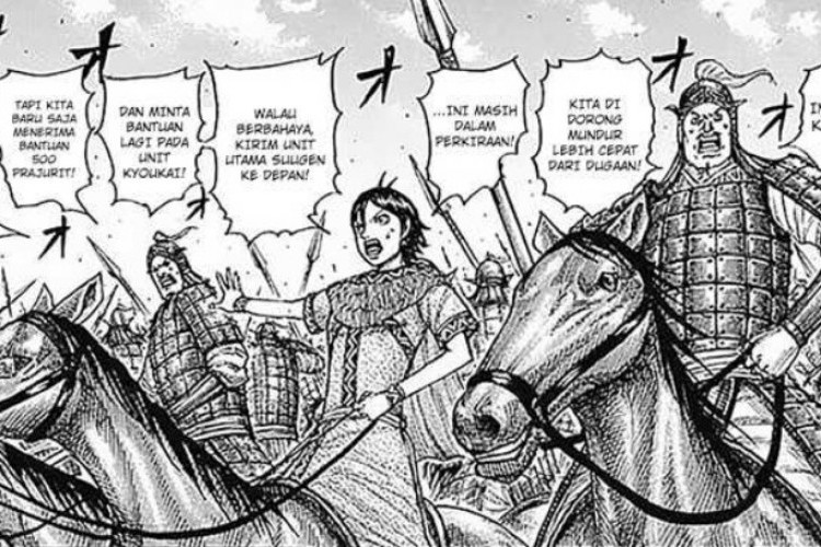 Semakin Seru! Baca Manga Kingdom 779-780 Bahasa Indonesia, Houken Benar-benar Kalangkabut!