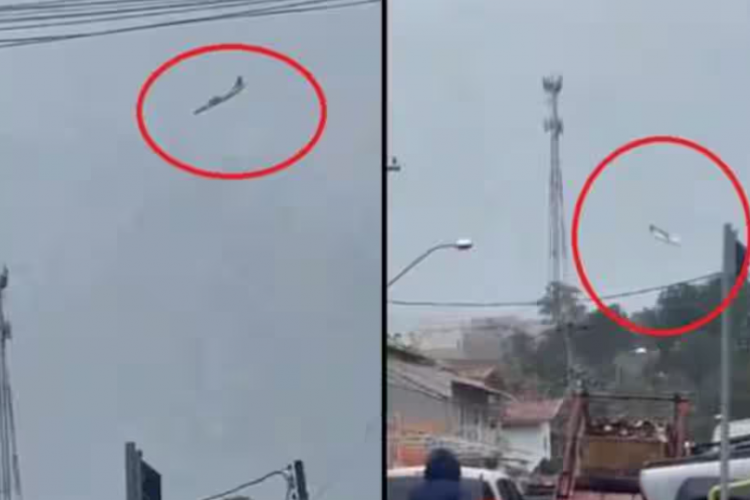 Real Video shows moments before Brazil plane crash in Brazil, Captured by Citizens!