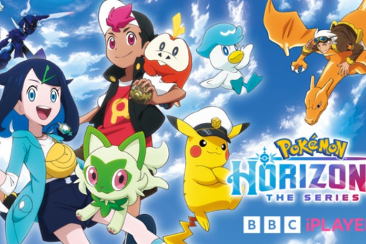 Download & Nonton Anime Pokémon Horizons: The Series Sub Indonesia Season 1 Full Episode 1-70 Gratis Tanpa Login, Petualangan Para Pemburu Poke Monsters