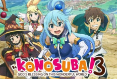 Link Nonton Kono Subarashii Sekai ni Bakuen wo! (2024) Season 3 Episode 9 SUB Indonesia, Perlawanan Makin Sengit!