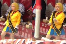 Link Video Gitapati Nuraini Berjilbab Kuning Viral Ramai Dihujat Netizen, Karena Pakai Rok Mini dan Asik Goyang Pargoy